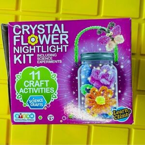 Arts and Crafts Kit for Girls Ages 8-12. Create Your Own Crystal Night Light